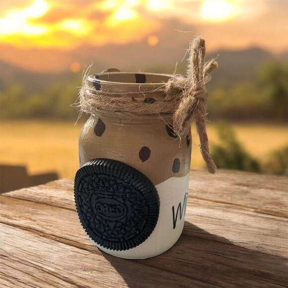 ⤵️🆕 Glass Faux Milk Bottle Decor For Farmhouse Tiered Tray, Farmhouse Decor - Picture 9 of 10